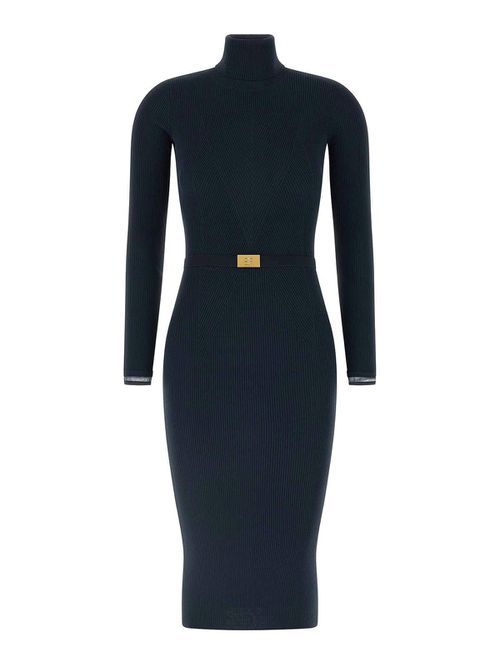Logo Belt Dress