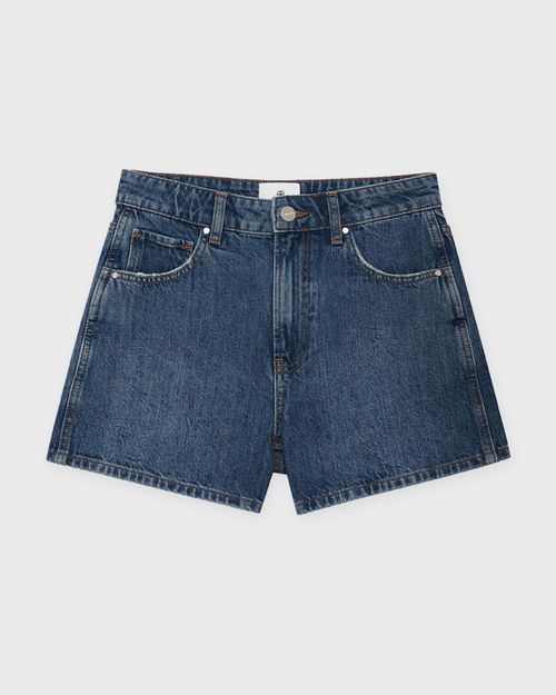 Anine Bing Shorts Dalton Dark Blue