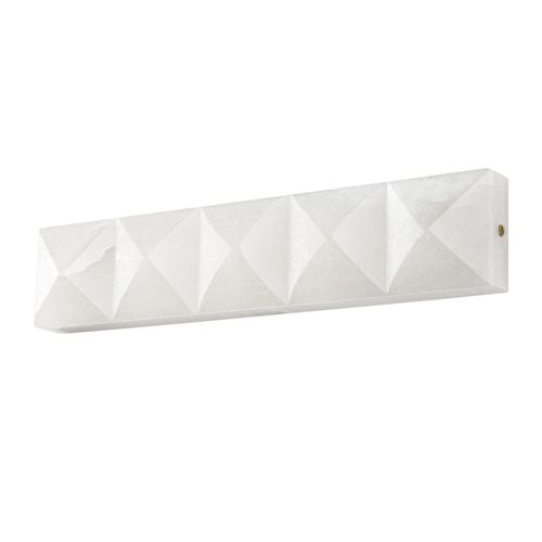 Vintage Brass LED Wall Sconce from the Gypsum Collection