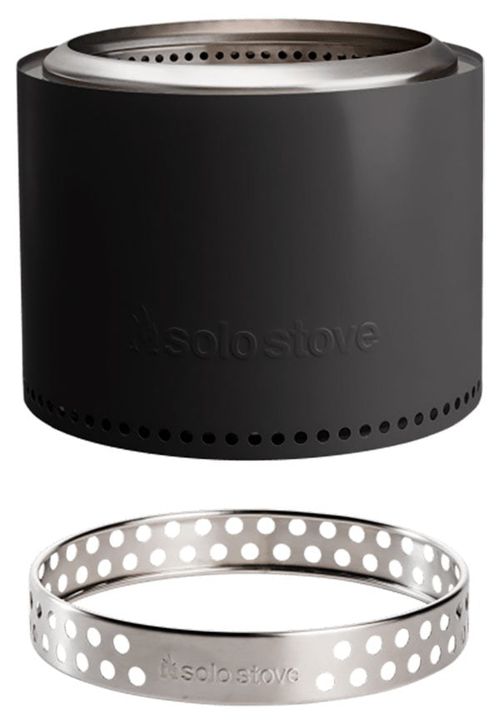 Bonfire Smokeless Fire Pit and Stand 2.0 Bundle in Ash