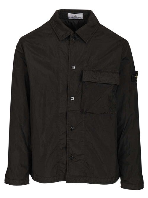 Overshirt In Lightweight Recycled Nylon Reps Shirts Black