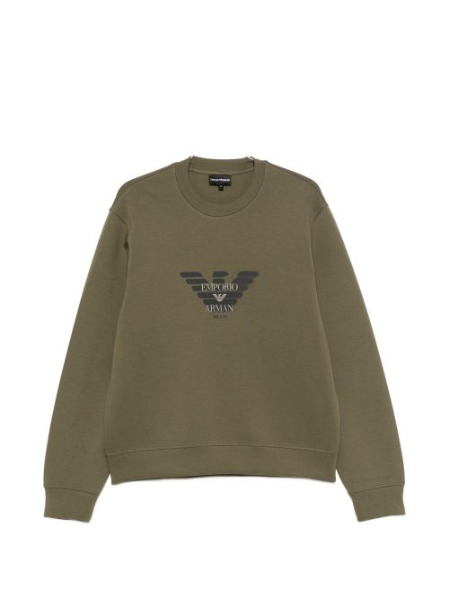 Logo-Print Sweatshirt — Sage Green
