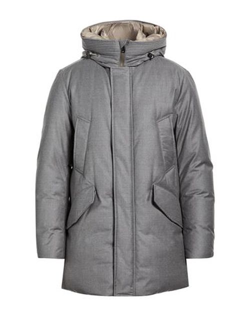 Man Coat Grey Size S Virgin Wool, Silk