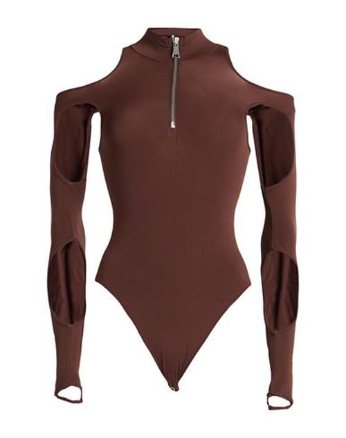 Andreādamo Woman Bodysuit Brown