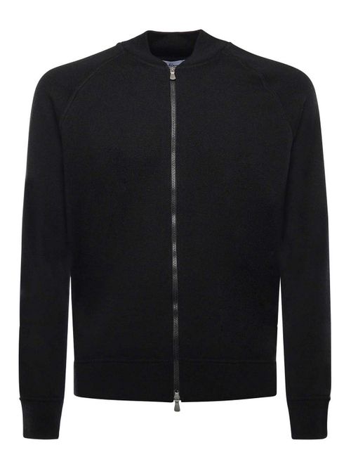Wool Zip-Up Sweatshirt