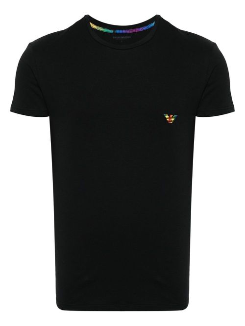 Logo-print T-shirt - Black