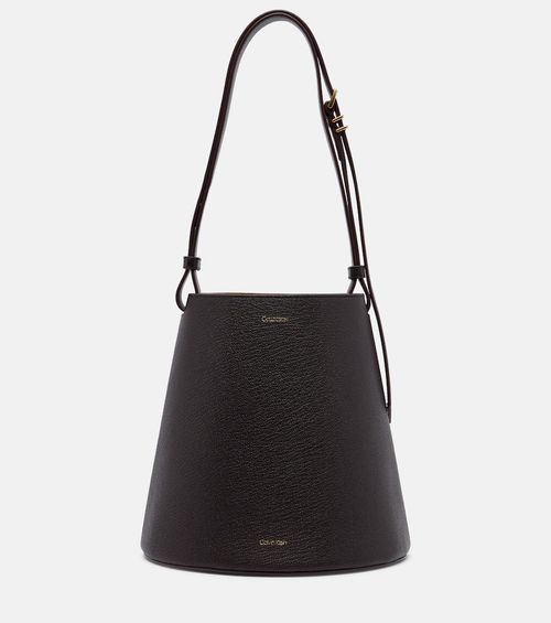 Orbita Small leather bucket bag