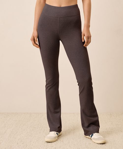 Women's Chocolate Heather On the Go-To Bootcut Legging HX