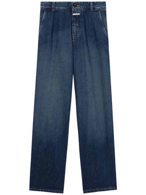 Jurdy low-rise straight-leg jeans - Blue