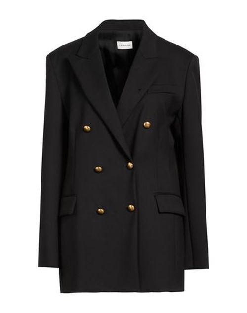 P. a.r. o.s. h. Woman Blazer Black Size XS Virgin Wool, Elastane