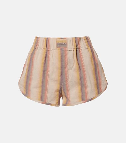 Melinea striped cotton shorts