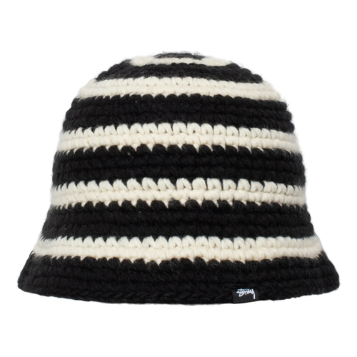 Swirl Knit Bucket Hat 'Black'
