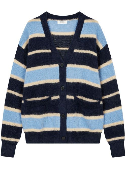 Striped cardigan - Blue