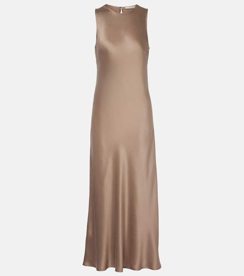 Valencia silk charmeuse maxi dress