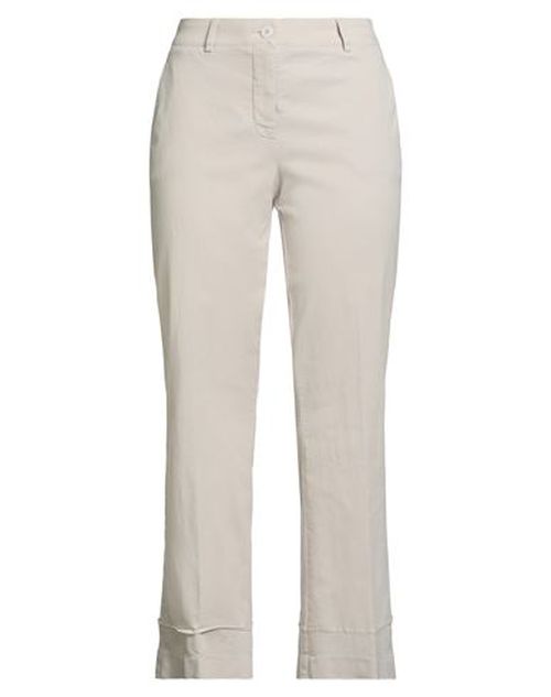 Woman Pants Beige Size 12 Lyocell, Cotton, Elastomultiester, Elastane