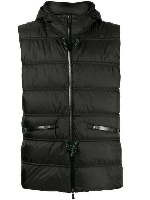 Laminar sleeveless waistcoat - Black