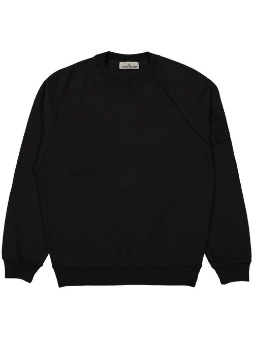 Stone Island コンパスロゴ スウェットシャツ - ブラック