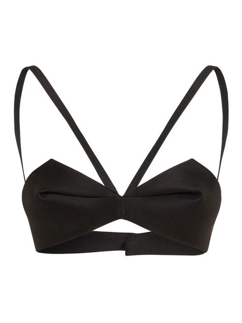 Pleated bustier top