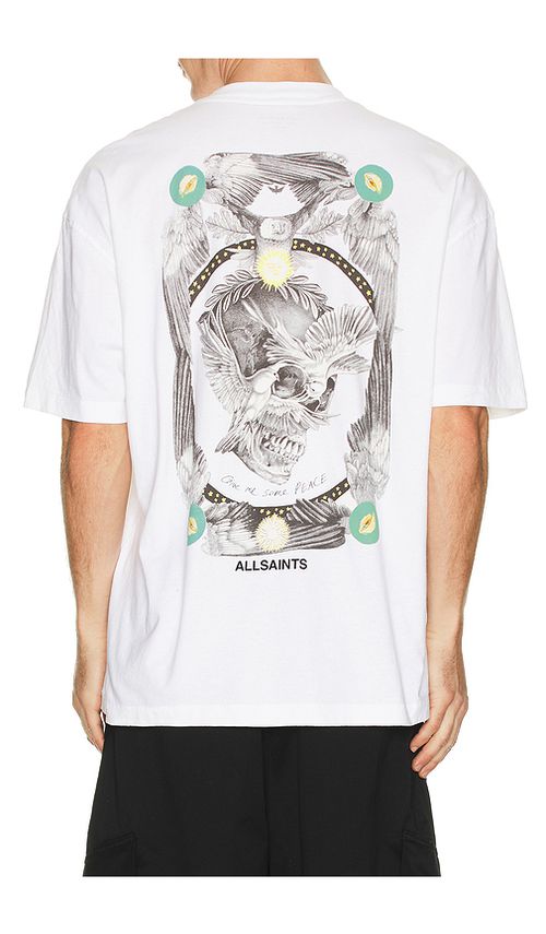 ALLSAINTS Mysteries Tee in White. L. Also in S, M, XL/1X