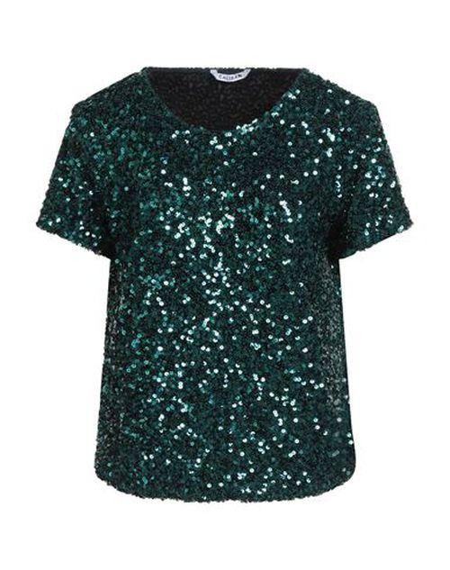 Woman Top Deep teal Size 10 Polyester, Elastane