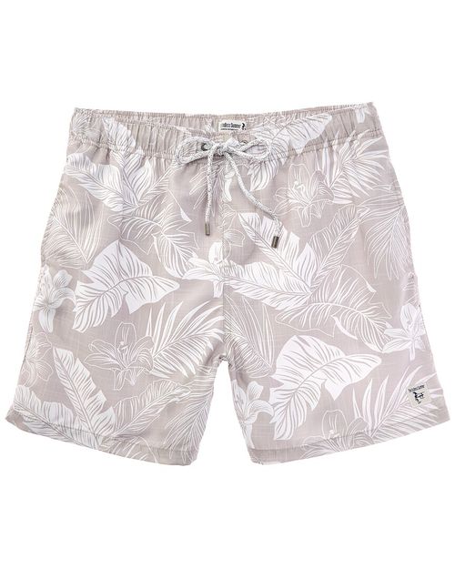 Mens Swim Shorts W/ Neutral Print